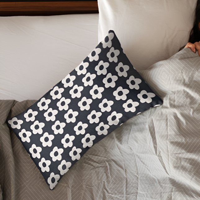 Kon Blue Floral Pillow Case Kissenbezug (Von Creator hochgeladen)