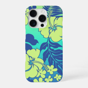 Kona Blend Hawaiian Hibiscus Türkis iPhone 16 Pro Hülle