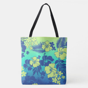 Kona Blend Hawaiian Hibiskus Beach Bag Tasche