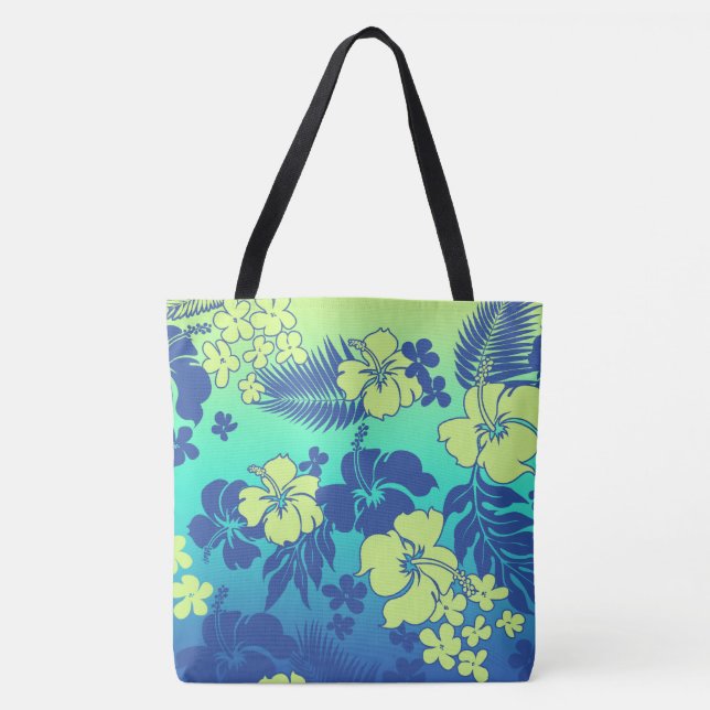 Kona Blend Hawaiian Hibiskus Beach Bag Tasche (Vorderseite)