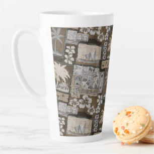Kona Coast Vintag Tapa Latte Tasse