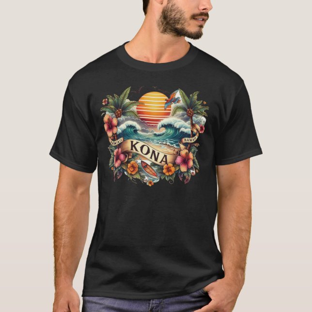Kona Hawaii 1 T-Shirt (Vorderseite)