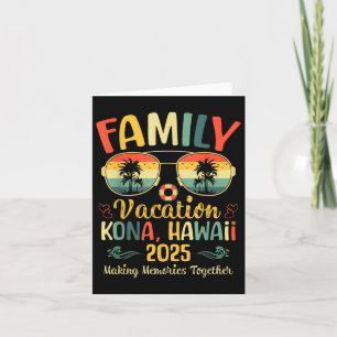 Kona Hawaii Beach Family Sommerurlaub 2025 Karte