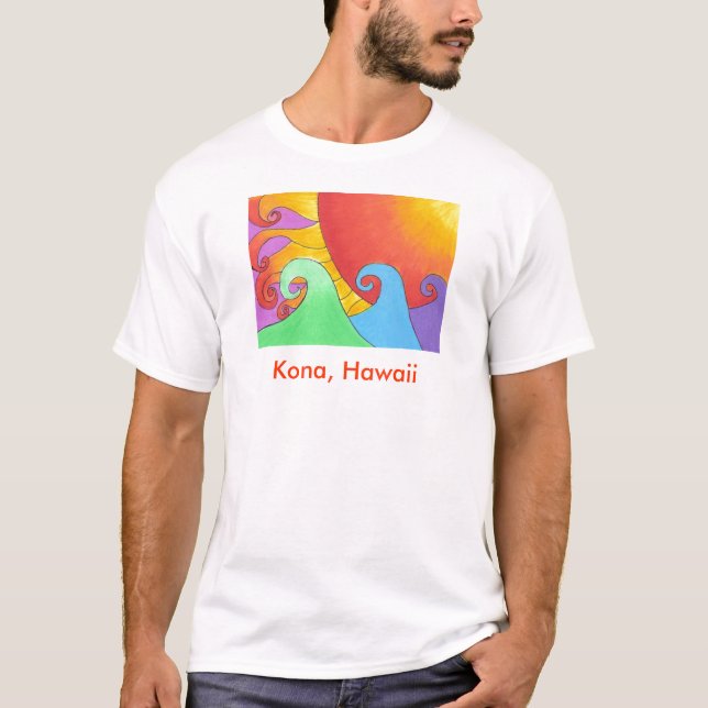 Kona, Hawaii T-Shirt (Vorderseite)