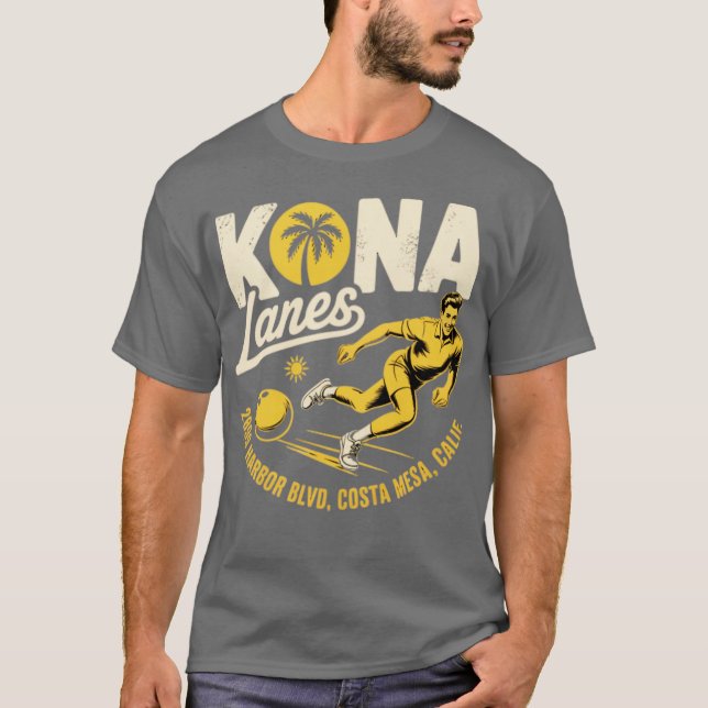 Kona Lanes Costa Mesa T-Shirt (Vorderseite)