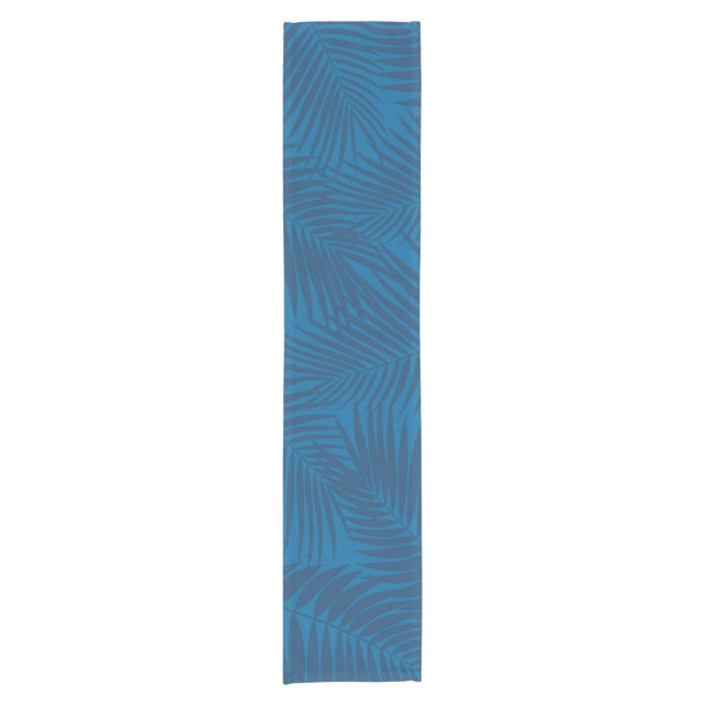 Kona Palms Hawaiian Leaf Kurzer Tischläufer (Vorderseite)