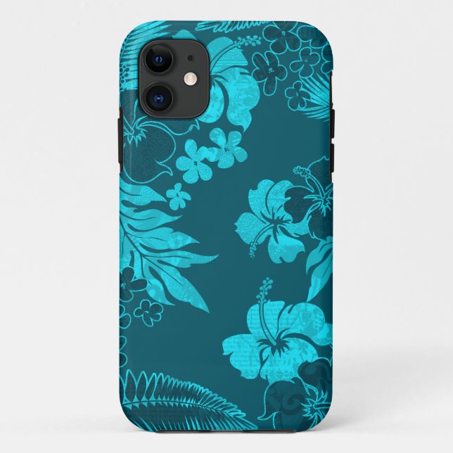 Kona setzt Zeit Hibiskus iPhone 5 Hüllen fest (Rückseite)