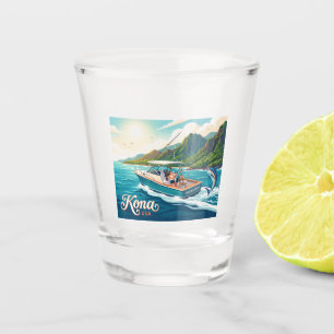 Kona Tiefseeangeln, Kona-Küste USA Schnapsglas
