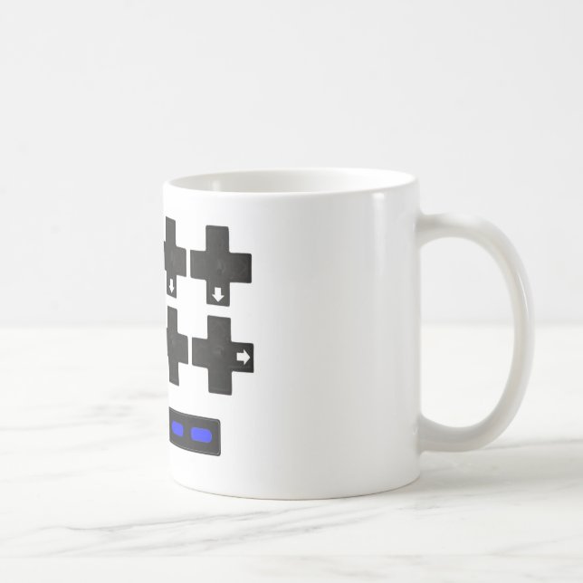 Konami-Kontra-Code Kaffeetasse (Rechts)