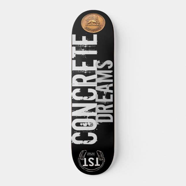 KONCRETE DREAMS Skateboard (Vorderseite)
