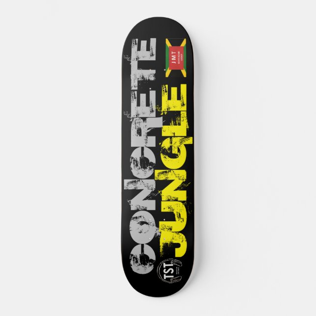 KONCRETE JUNGLE Skateboard (Vorderseite)