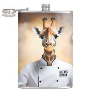 Konditor-Giraffe: Neue Höhen erreichen, Flachmann