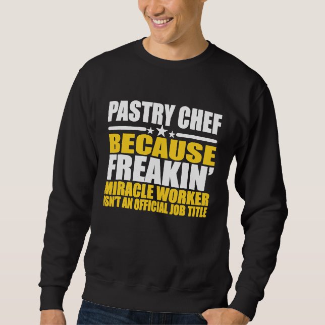 Konditor   Mitarbeiter Sweatshirt (Vorderseite)