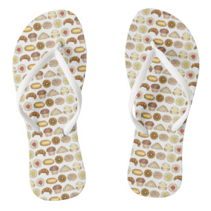 Konditorei Croissant Danish Muffin Backwaren Flip Flops