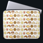 Konditorei Croissant Danish Muffin Backwaren Laptopschutzhülle<br><div class="desc">Das Design bietet eine originelle Marker-Abbildung einer Reihe von klassischen Konditorfächern, darunter Muffins, Donuts, Tänze, Umhänger, Croissants, Sahne-Puffs, Schmerzen aus Schokolade und Zimtgebläse. Ideal für Bäcker, Feinschmecker oder Liebhaber von Backwaren oder Frühstücksküche! Diese Gebäckabbildungen sind auch auf anderen Produkten erhältlich. Sehen Sie nicht, wonach Sie suchen? Brauchen Sie Hilfe bei...</div>