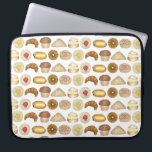 Konditorei Croissant Danish Muffin Backwaren Laptopschutzhülle<br><div class="desc">Das Design bietet eine originelle Marker-Abbildung einer Reihe von klassischen Konditorfächern, darunter Muffins, Donuts, Tänze, Umhänger, Croissants, Sahne-Puffs, Schmerzen aus Schokolade und Zimtgebläse. Ideal für Bäcker, Feinschmecker oder Liebhaber von Backwaren oder Frühstücksküche! Diese Gebäckabbildungen sind auch auf anderen Produkten erhältlich. Sehen Sie nicht, wonach Sie suchen? Brauchen Sie Hilfe bei...</div>