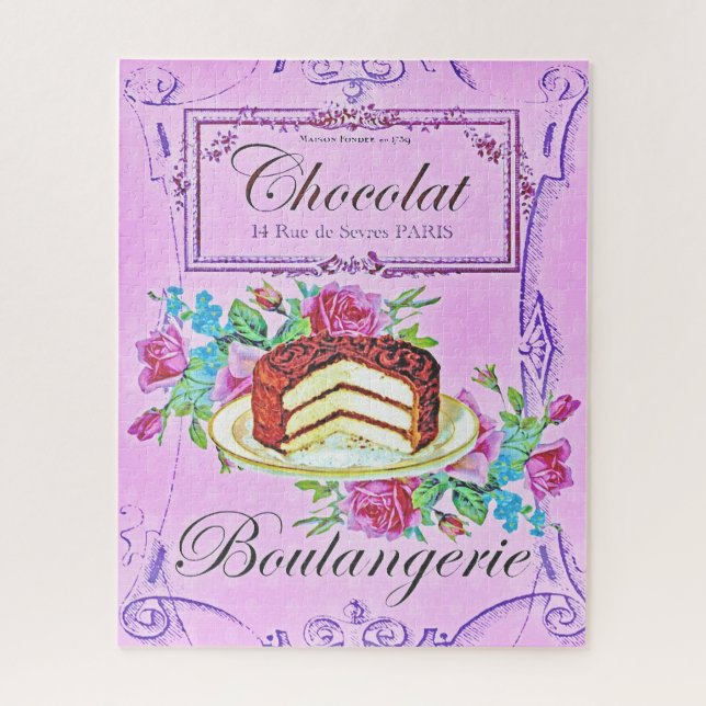 Konditorei für viktorianische Schokoladenkuchen (Vertikal)