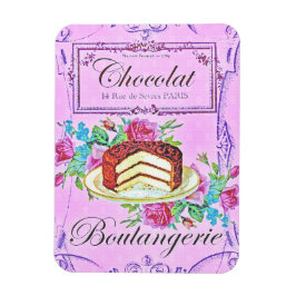 Konditorei für viktorianische Schokoladenkuchen Magnet