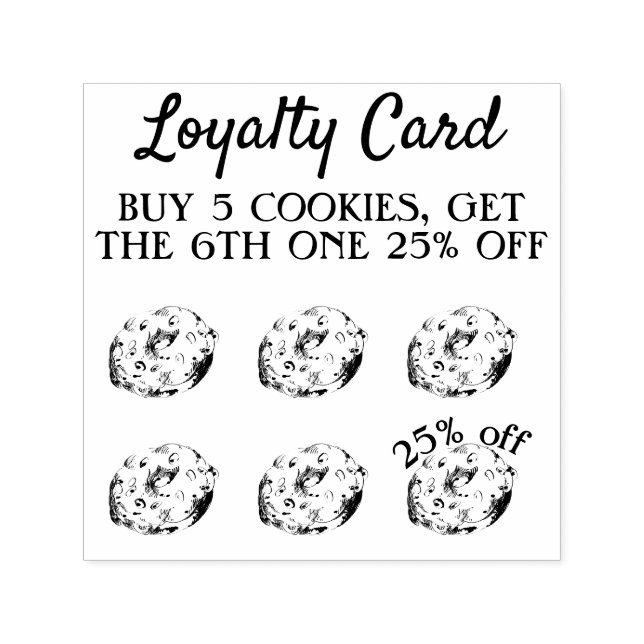 Konditorei kaufen 5 Punch Bäckereien Loyalität Permastempel (Design)