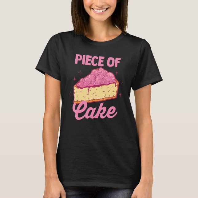 Konditorei Koch Bäcker Feinschmecker Dessert Lover T-Shirt (Vorderseite)