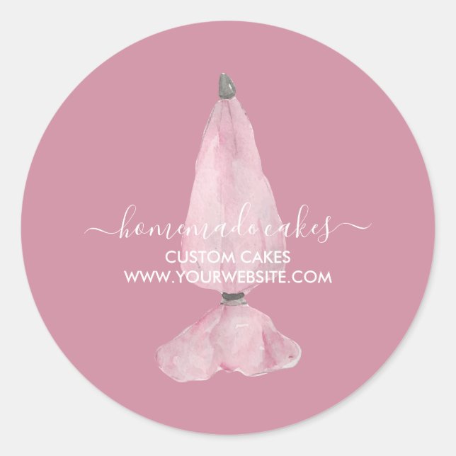 Konditorei Koch Brandbäckerei Runder Aufkleber (Vorderseite)