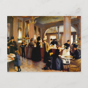 Konditorei Vintage Art 1889 Postkarte