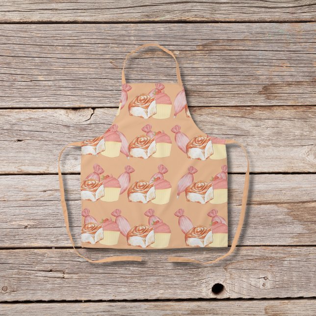 Konditorei, Zimtgebüsen und Kuchen Schürze (Von Creator hochgeladen)