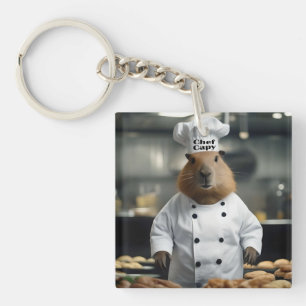 Konditorikunst: Der kulinarische Capybara Schlüsselanhänger