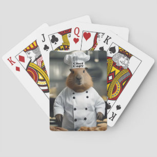Konditorikunst: Der kulinarische Capybara Spielkarten
