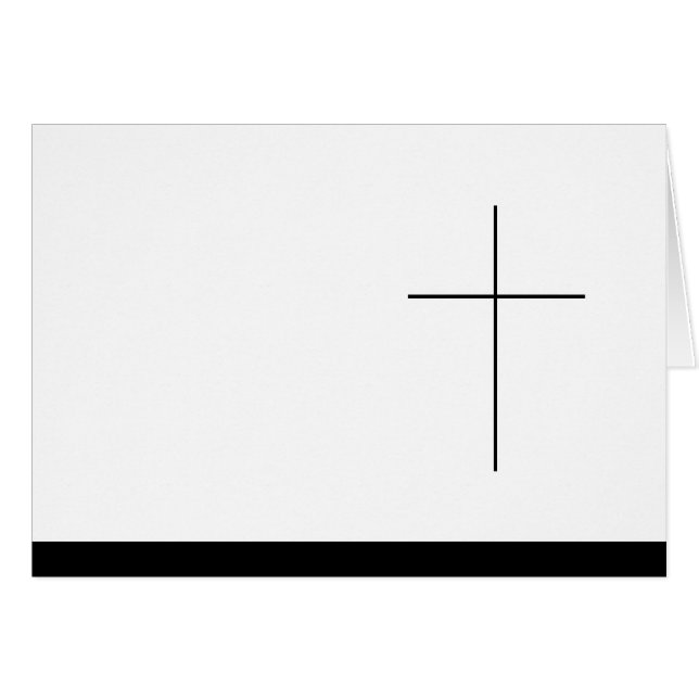 Kondolenzenkarte (Vorderseite (Horizontal))