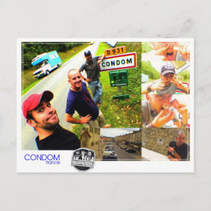 Kondom - Postkarte