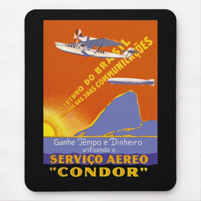 Kondor ~ Brazillian Fluglinienverkehr Mousepad (Vorne)