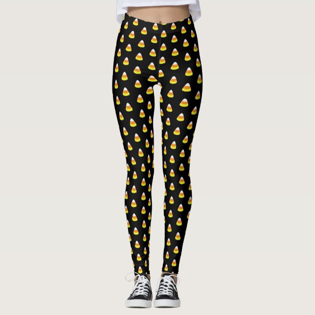Konfektionierte Hintergrundfarbe für Zuckermais Leggings (Vorderseite)
