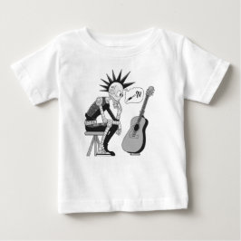 Konfektionierter Musikrobot Baby T-shirt
