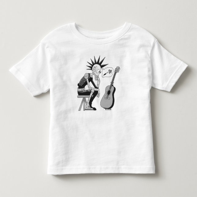 Konfektionierter Musikrobot Kleinkind T-shirt (Vorderseite)