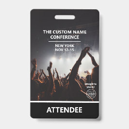 Konferenz Access Pass QR Code Teilnehmer Abzeichen Ausweis