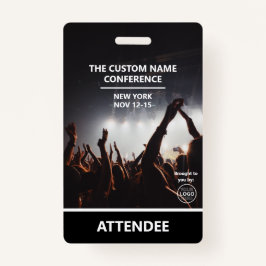 Konferenz Access Pass QR Code Teilnehmer Abzeichen Ausweis