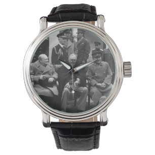 Konferenz von Jalta Roosevelt Stalin Churchill 194 Armbanduhr