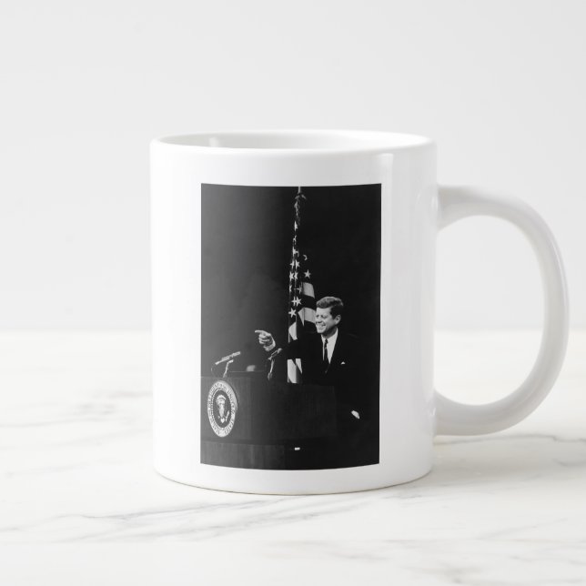 Konferenz von John Kennedy 35. US-Präsident Jumbo-Tasse (Rechts)