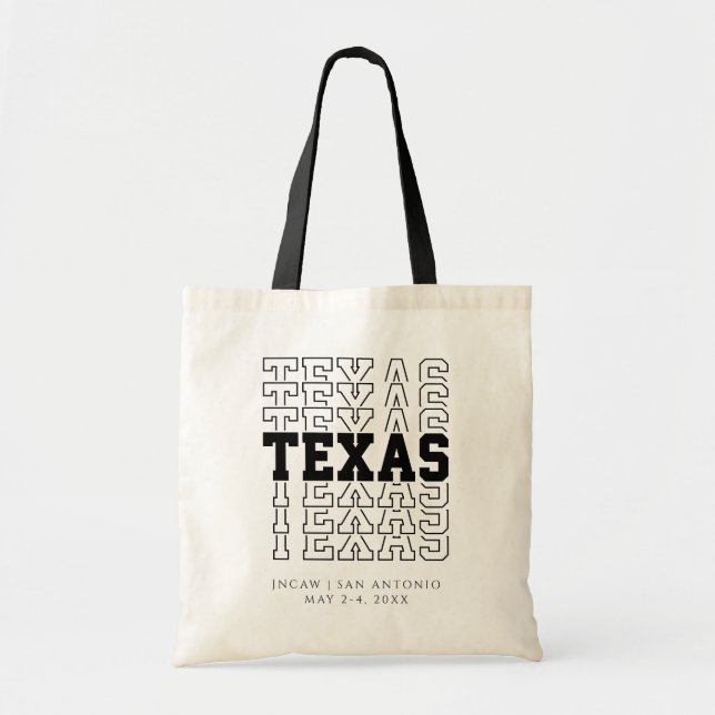 Konferenz Welcome Bag Texas Messe Tasche (Vorne)