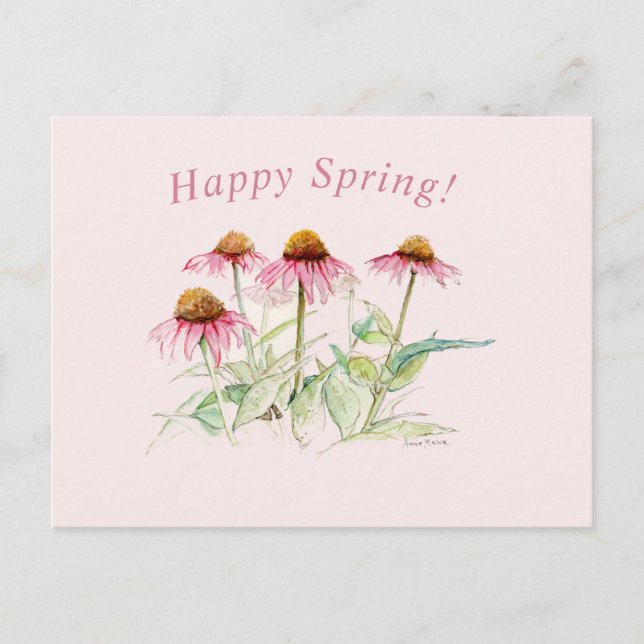 Konferenzteilnehmer Postkarte (Vorderseite)