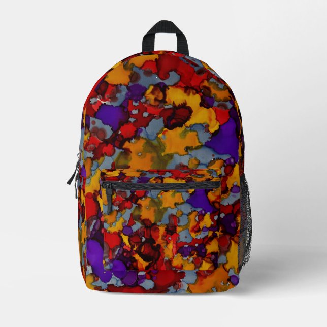 Konfetti-Albtraum Bedruckter Rucksack (Vorderseite)