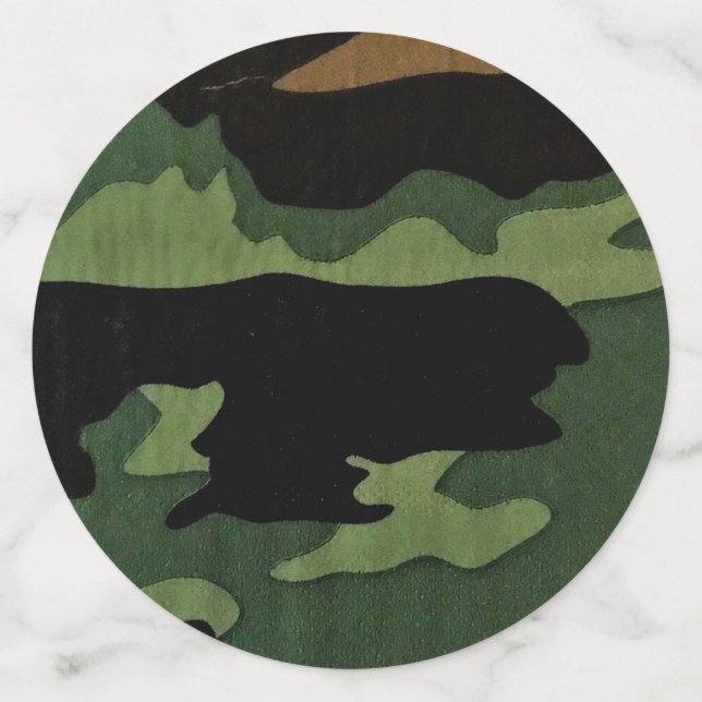 Konfetti aus Camouflage (Groß Rückseite)