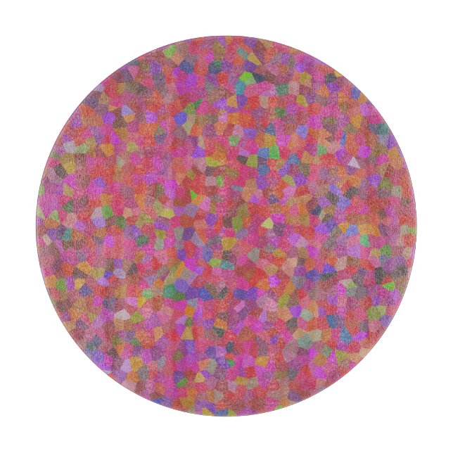 Konfetti-Design    Schneidebrett (Vorderseite)