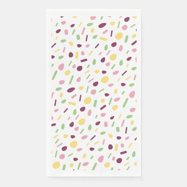 Konfetti. Serviette (Vorderseite)
