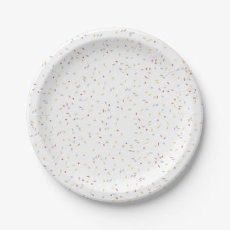 Konfetti-Sprinkle-Party-Papierplatte Pappteller