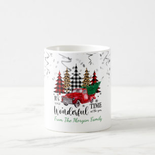 Konfetti, Weihnachten, Rotes Lastwagen, Kiefer, Sc Kaffeetasse
