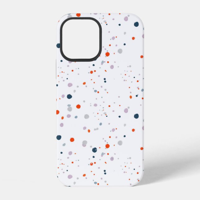 Konfettidesign iPhone 12 Hülle (Rückseite)