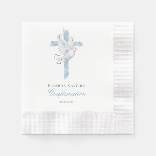 Konfirmation Serviette (Vorderseite)