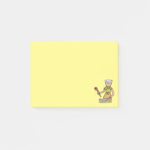 Konfitüre und Reservemaktik Post-it Klebezettel